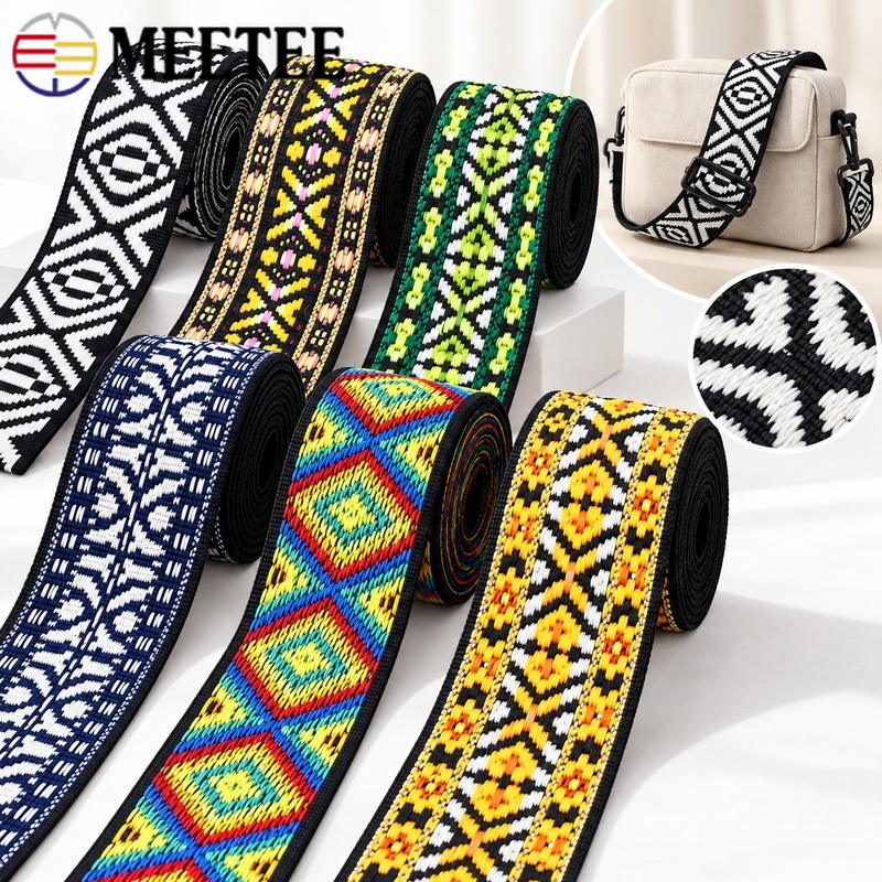 Travel Accessories To Sew - 2/3/5/10M 38mm Polyester Jacquard Webbing Tape