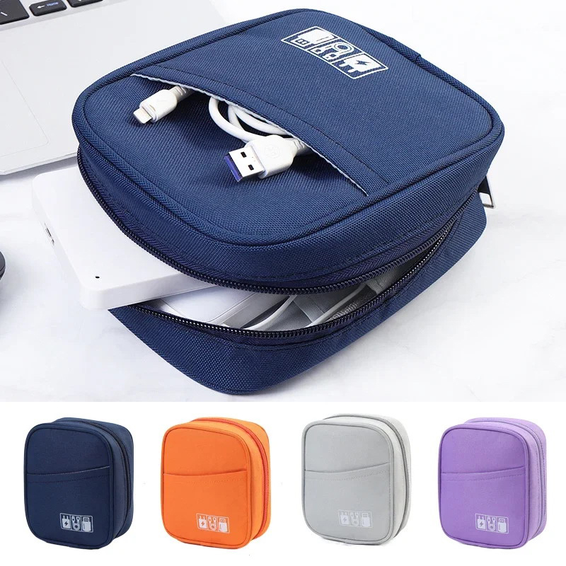 Travel Accessories Pack - New Travel Data Cable Organizer Bag