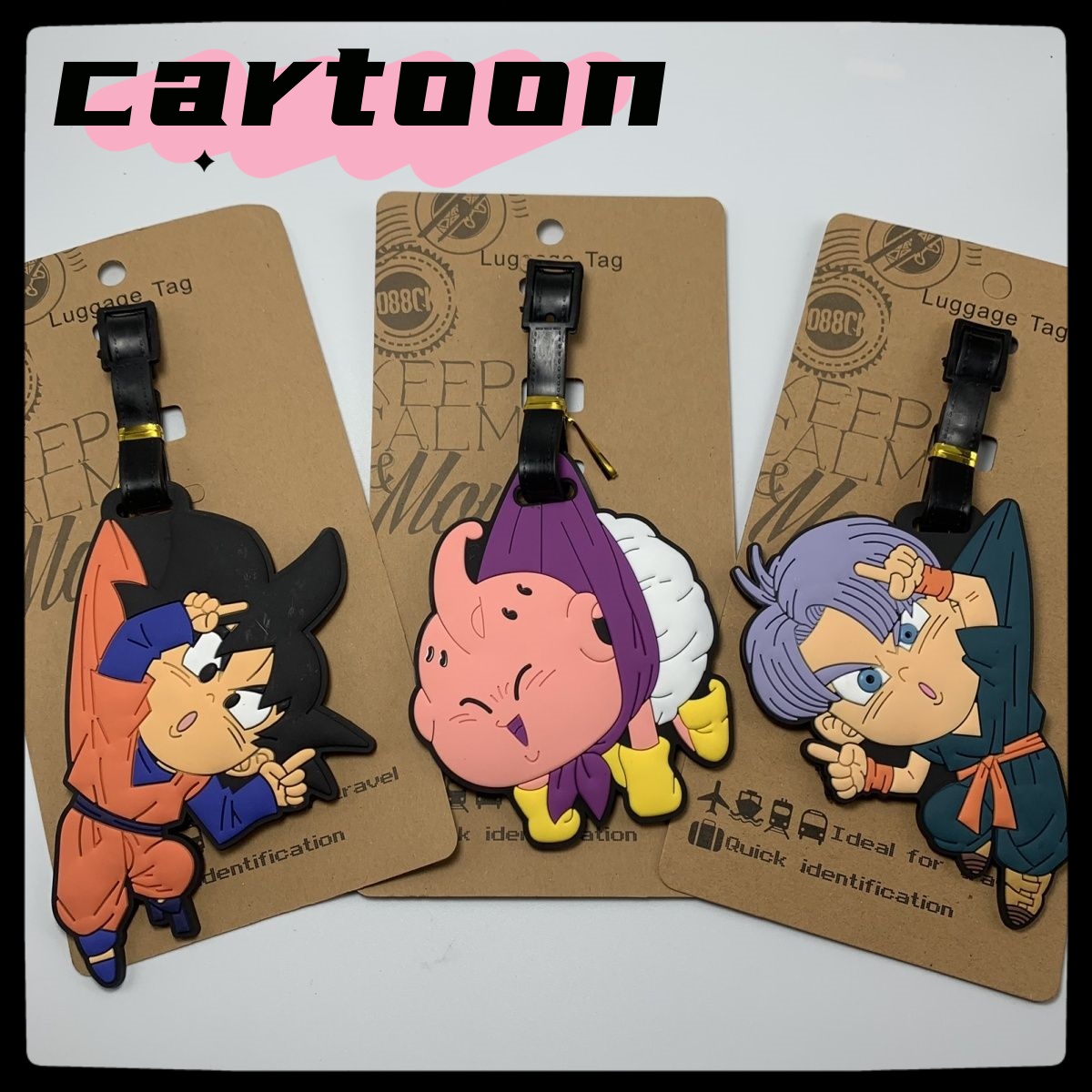 Travel Accessories For Japan - dragon ball anime cartoon Goku Majin