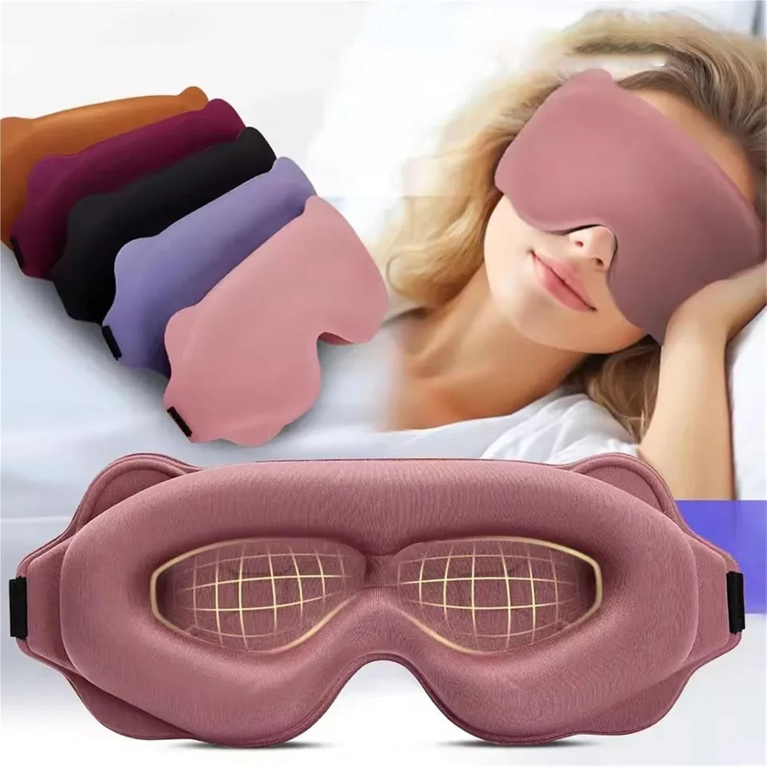 Travel Accessories Eye Mask - 3D Sleeping Mask Block Out Light