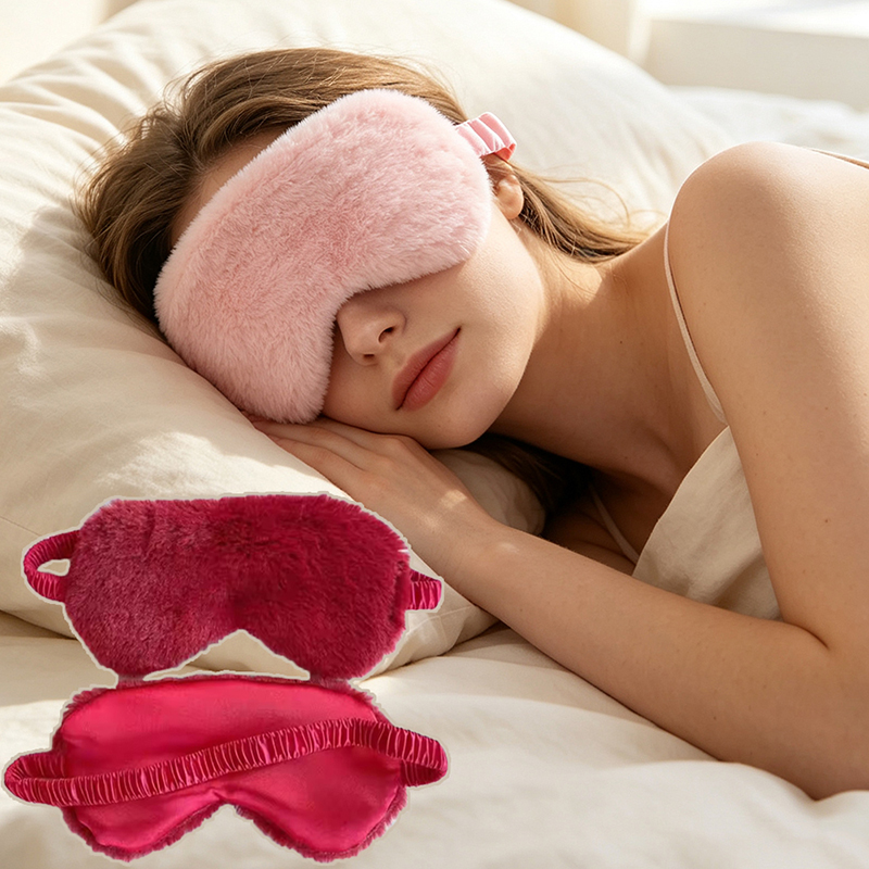 Travel Accessories Eye Mask - Sleeping Mask Sleeping Blindfold Soft Plush