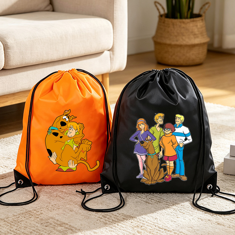 Travel Accessories Pack - Scooby Doo Drawstring Storage Bag Cool