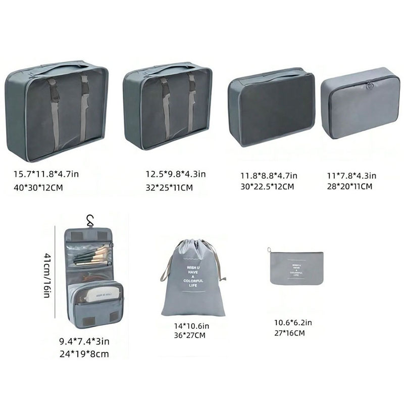 Dormitory Student Multi-Compar - đánh giá và giá Travel Packing Cube