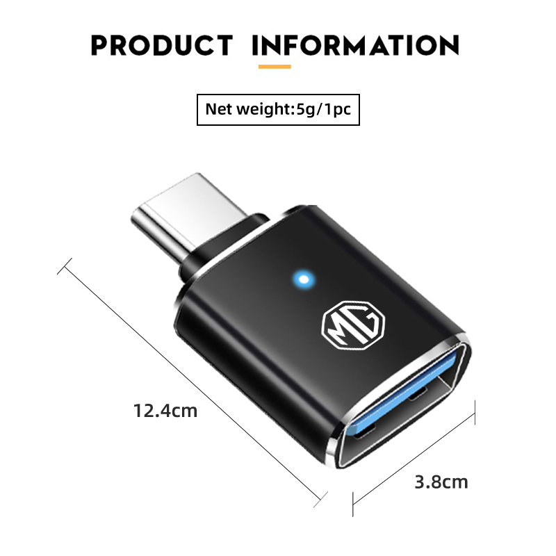 Car LED Type C To USB 3.0 Adap - đánh giá và giá Travel Plug Type C