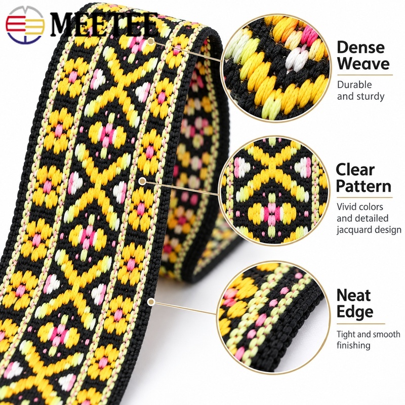 2/3/5/10M 38mm Polyester Jacqu - đánh giá và giá Travel Accessories To Sew