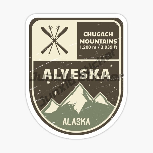 Alaska American Retro Sunset S - đánh giá và giá Sticker Luggage Decorative