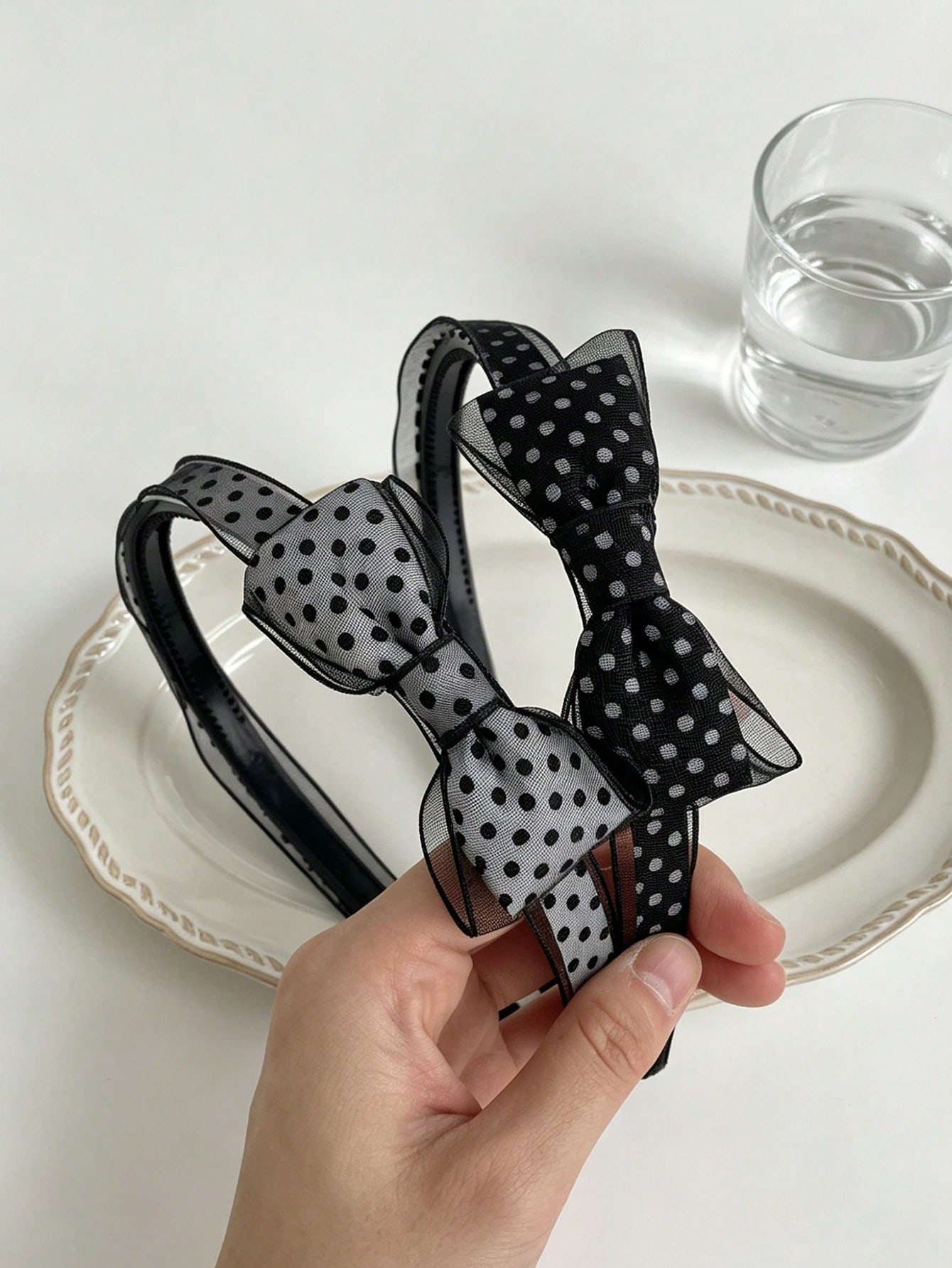 1pc Retro Polka Dot Bow Hairba - đánh giá và giá Travel Accessories Present