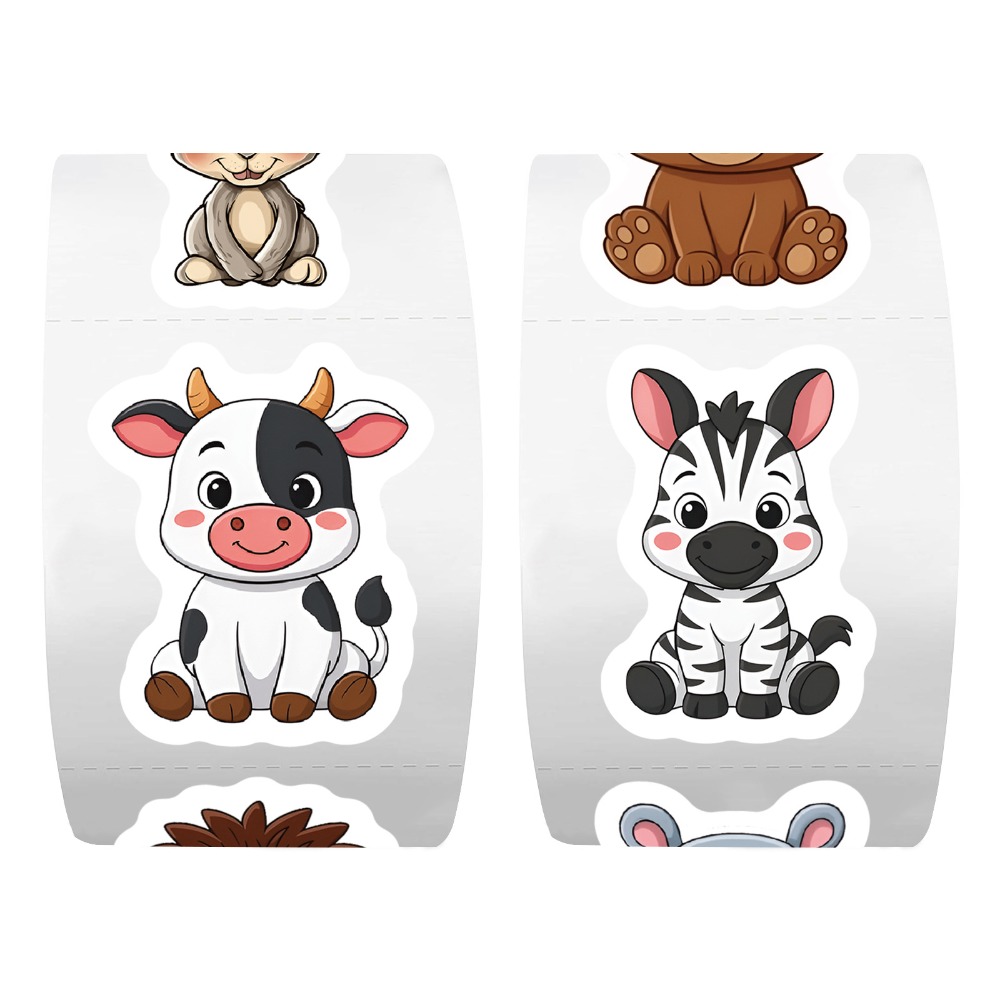 500Pcs/Roll Cute Irregular Car - đánh giá và giá Sticker Luggage Decorative