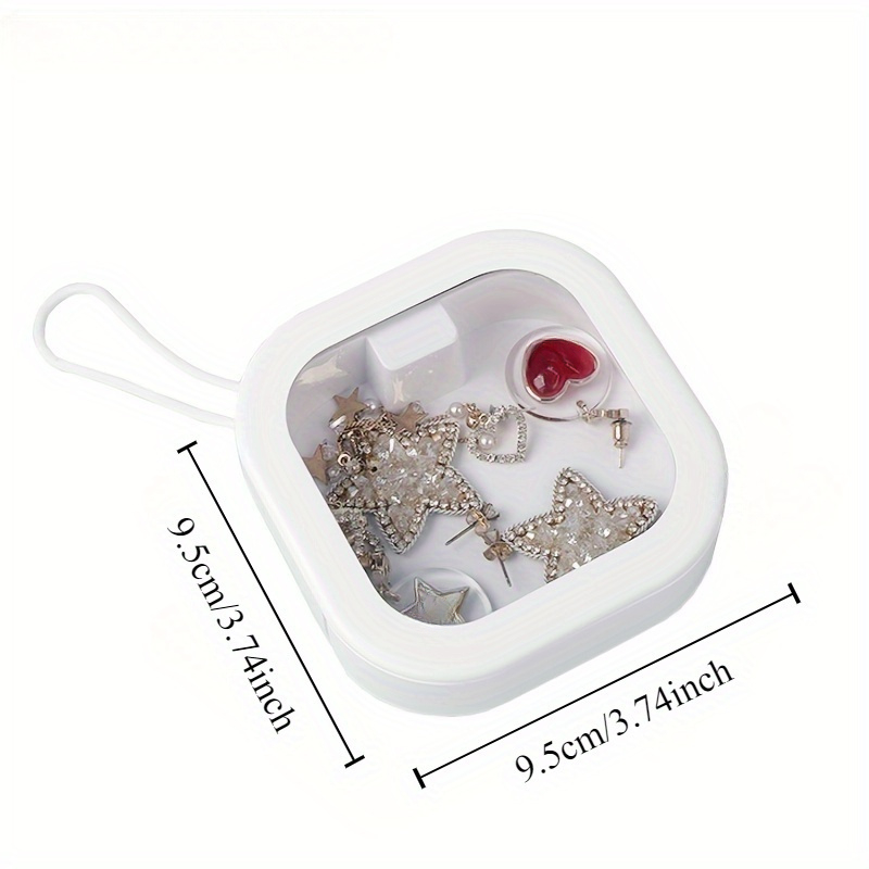 1pc Pink Jewelry Box Portable  - đánh giá và giá Accessories Travel Jewelry Box