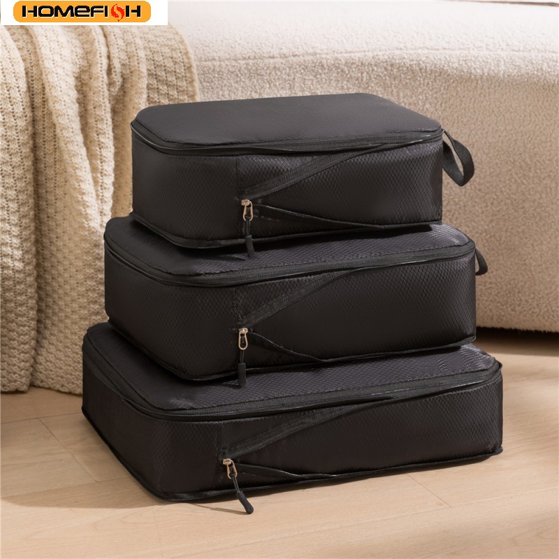 HOMEFISH 3Pcs/Set Travel Compr - đánh giá và giá Travel Packing Cube