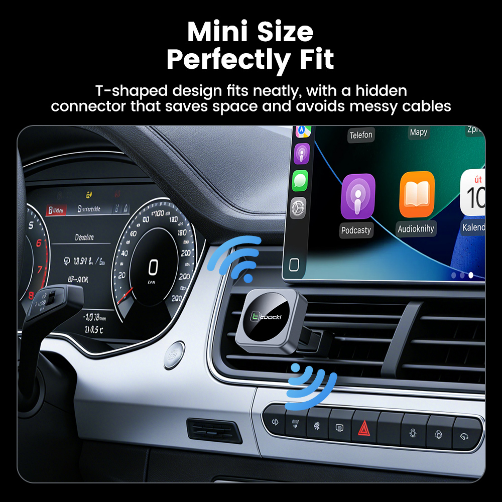 Toocki 2-in-1 Wireless CarPlay - đánh giá và giá Travel Plug Type C