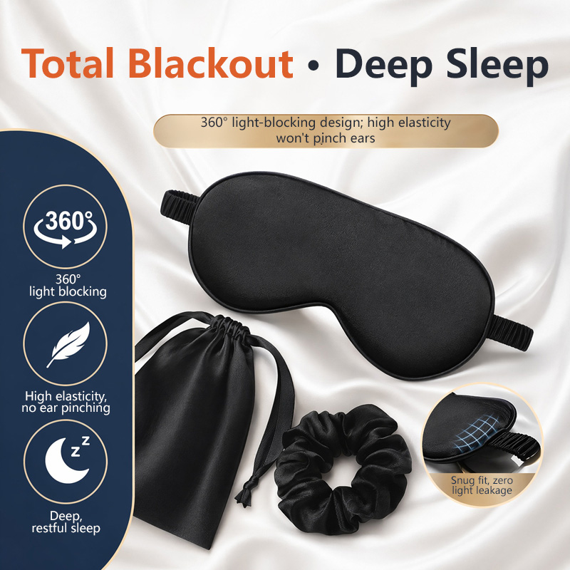 Double-Sided Silk Sleeping Eye - đánh giá và giá Travel Accessories Eye Mask