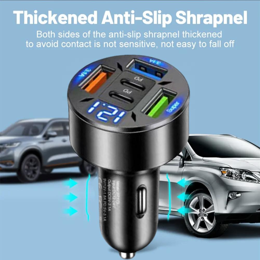 5Port Car Charger for for iPho - đánh giá và giá Travel Plug Type C