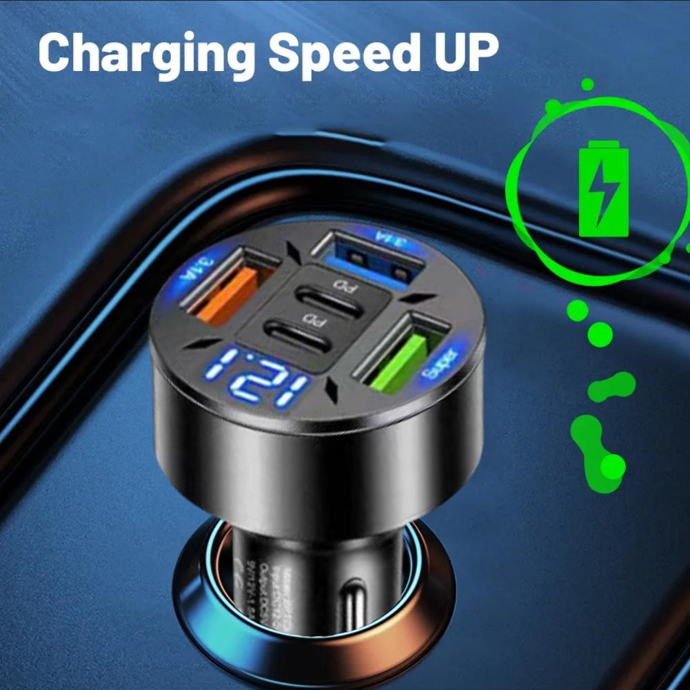 5Port Car Charger for for iPho - đánh giá và giá Travel Plug Type C
