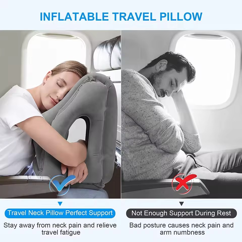 Inflatable Travel Pillow,Trave - đánh giá và giá Travel Accessories Long Flight