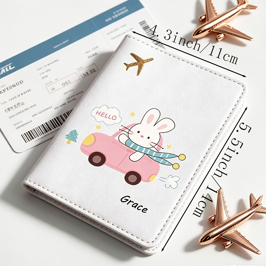 Custom Name Rabbit Cartoon Pas - đánh giá và giá Travel Accessories For Plane