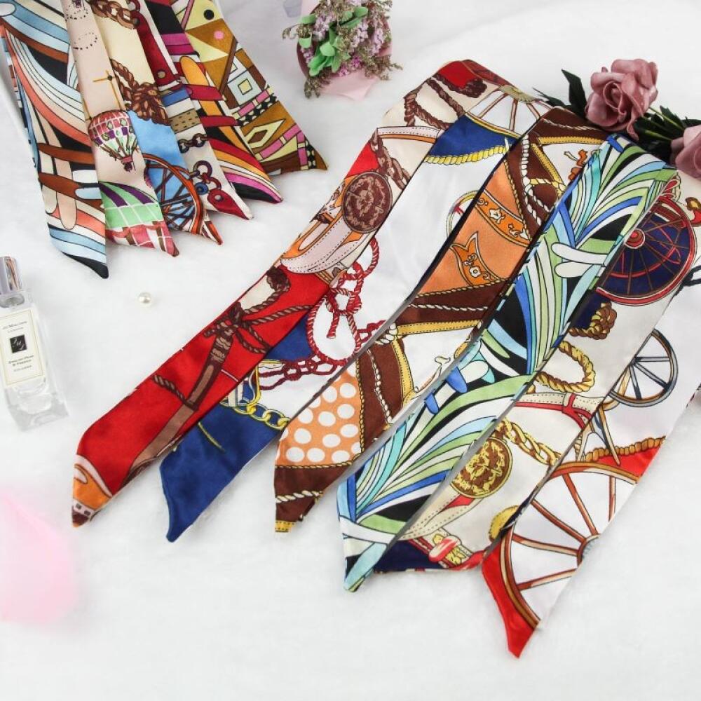 Korean Silk Scarf Soft Satin H - đánh giá và giá Travel Accessories Present