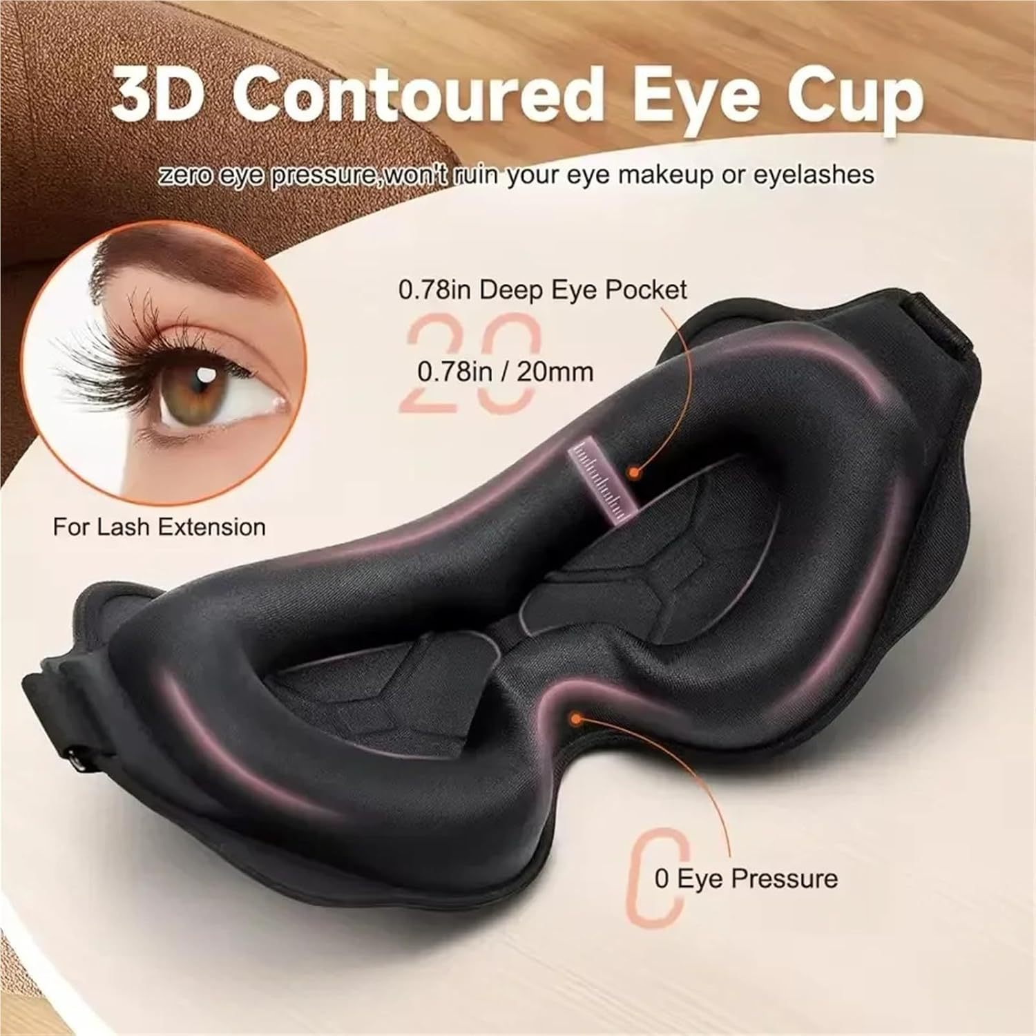 3D Sleeping Mask Block Out Lig - đánh giá và giá Travel Accessories Eye Mask
