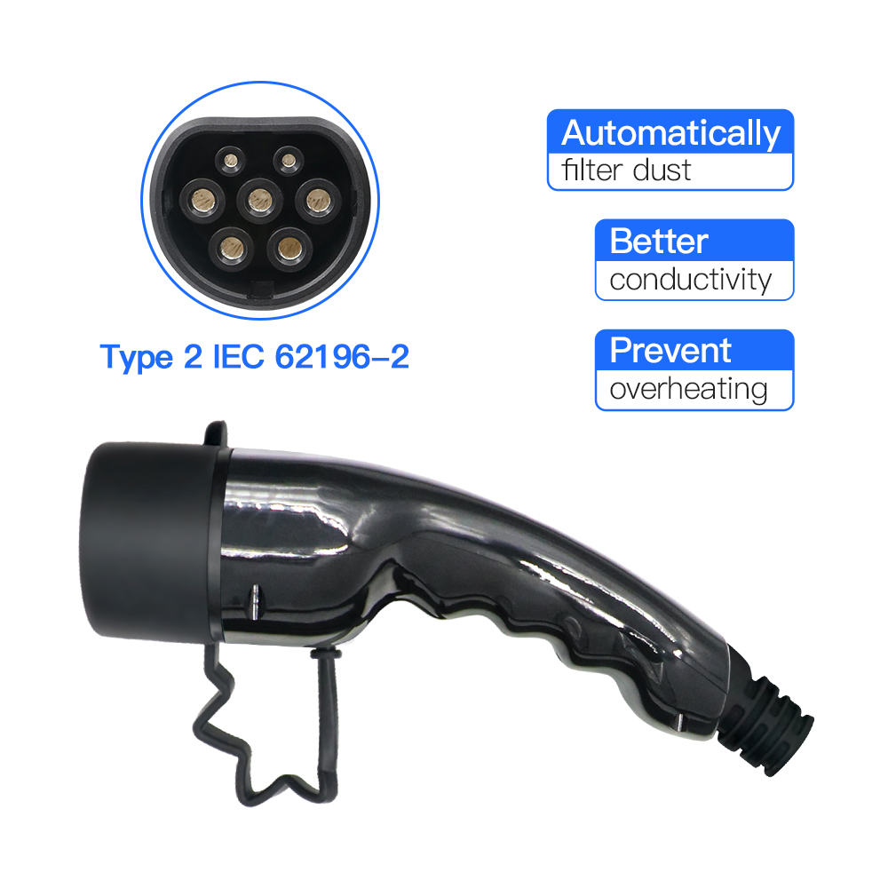 3.6KW 7.2 11 22KW Male Type 2  - đánh giá và giá Travel Plug Type C