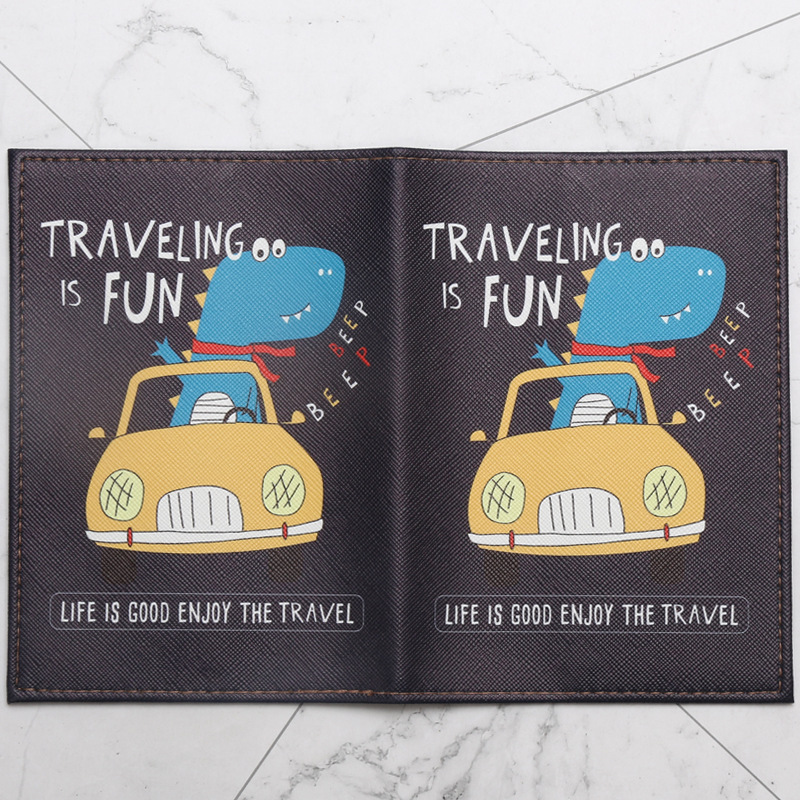 Cartoon dinosaur printed Passp - đánh giá và giá Travel Accessories For Plane