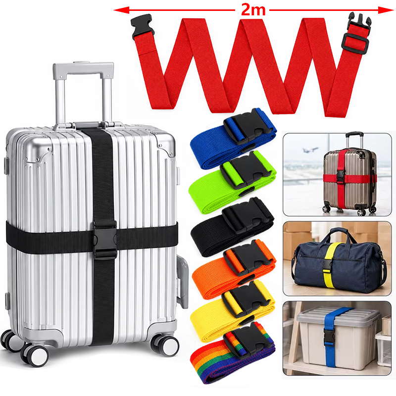2m Adjustable Luggage Strap Cr - đánh giá và giá Travel Packing Cube