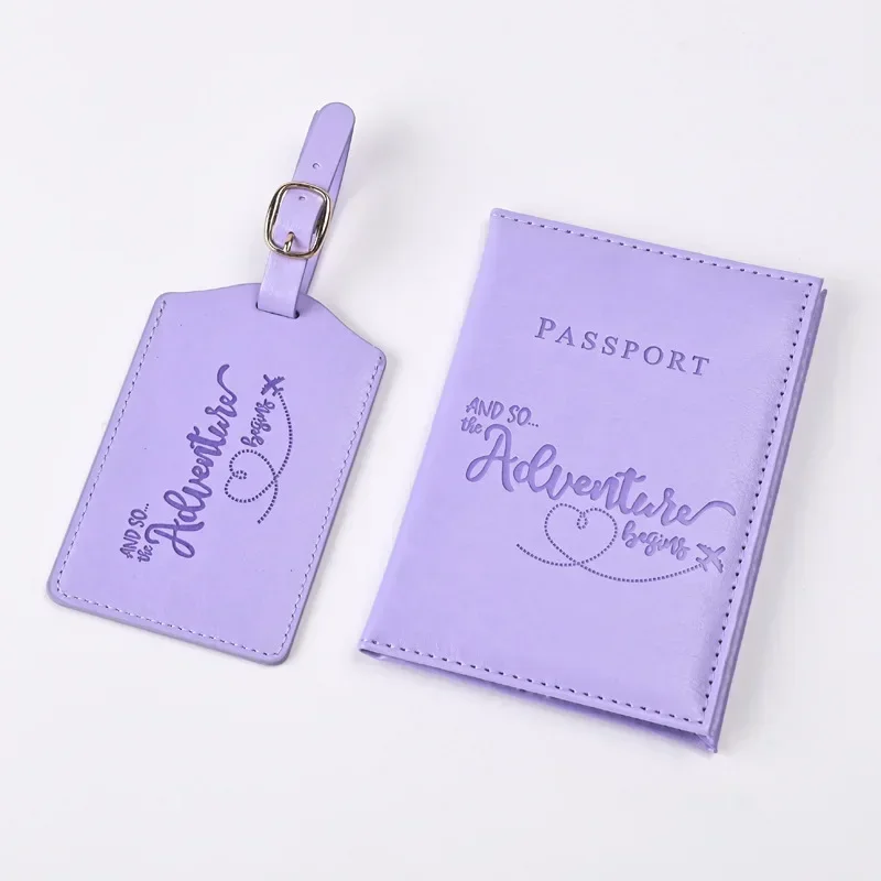 New Purple PU Leather Passport - đánh giá và giá Travel Accessories For Plane
