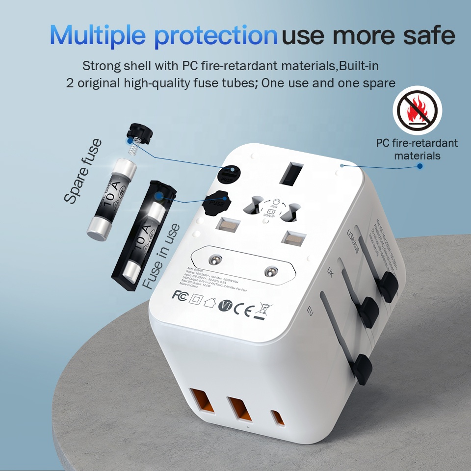 Type C GaN 20W Chargeur Multi  - đánh giá và giá Travel Plug Type C