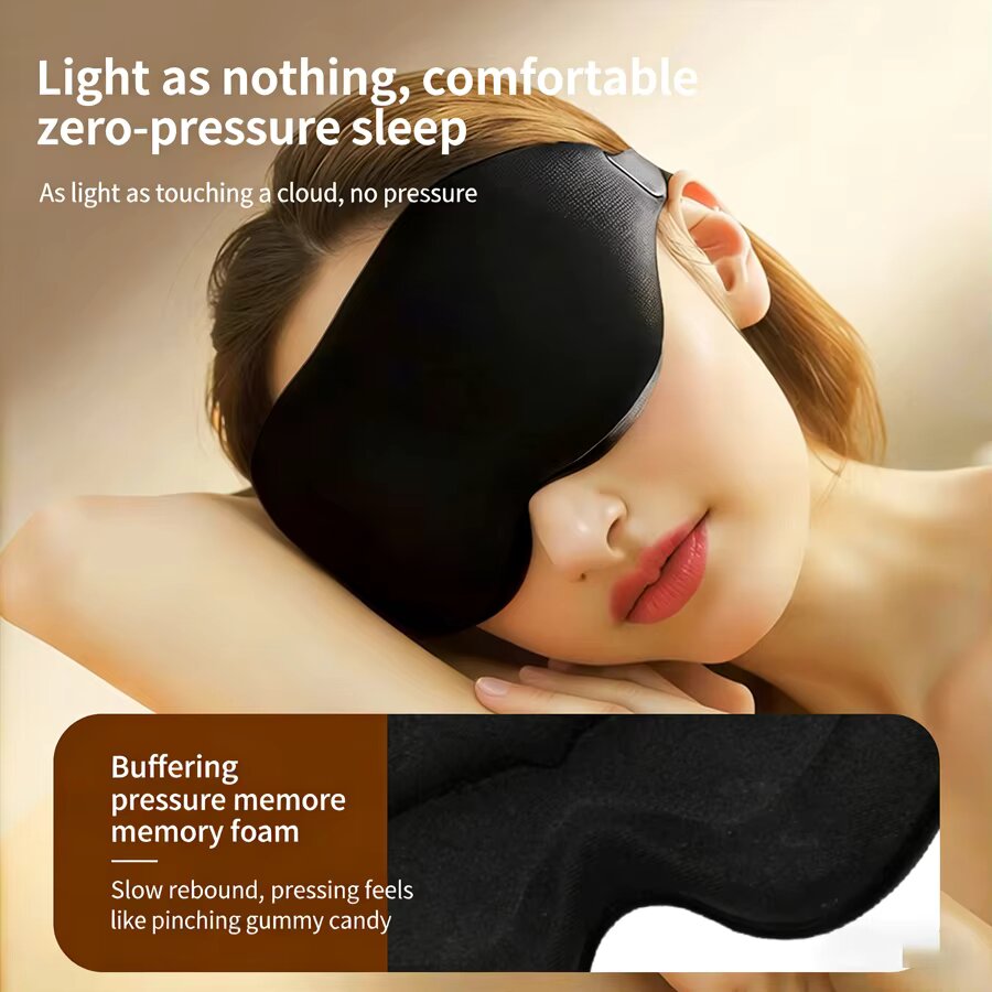 3PCS 3D Memory Foam Sleep Eye  - đánh giá và giá Travel Accessories Eye Mask