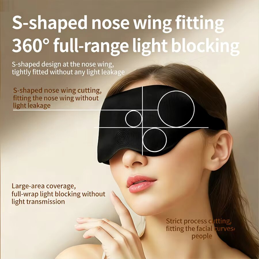 3PCS 3D Memory Foam Sleep Eye  - đánh giá và giá Travel Accessories Eye Mask