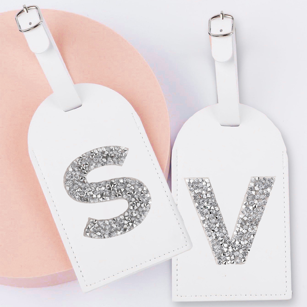 A-Z Rhinestone Monogram Leathe - đánh giá và giá Travel Packing Cube