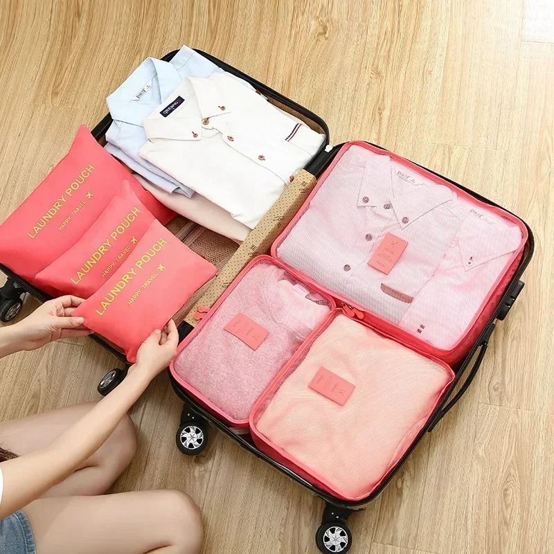 6pcs Set Travel Storage Bags S - đánh giá và giá Travel Packing Cube