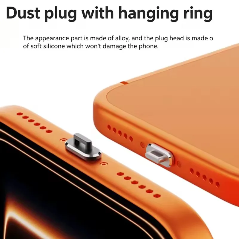 6-1PCS Anti Dust Plug Transpar - đánh giá và giá Travel Plug Type C