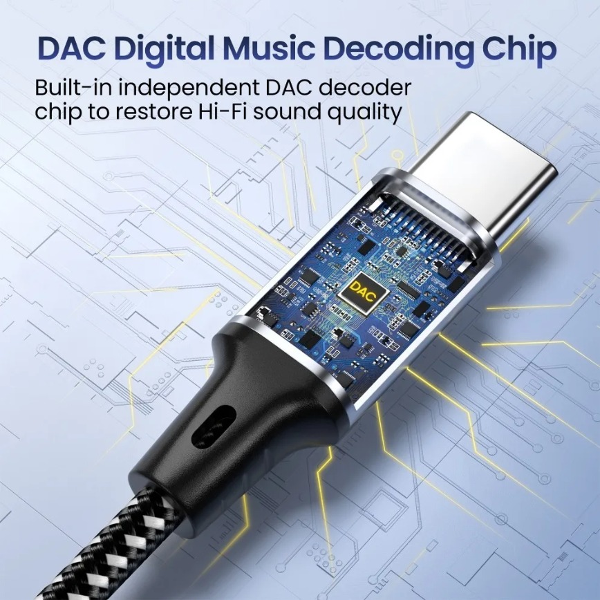 Type-C & USB to Aux Audio Cabl - đánh giá và giá Travel Plug Type C