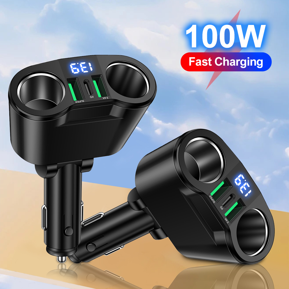 USB Car Charger Adapter Type C - đánh giá và giá Travel Plug Type C