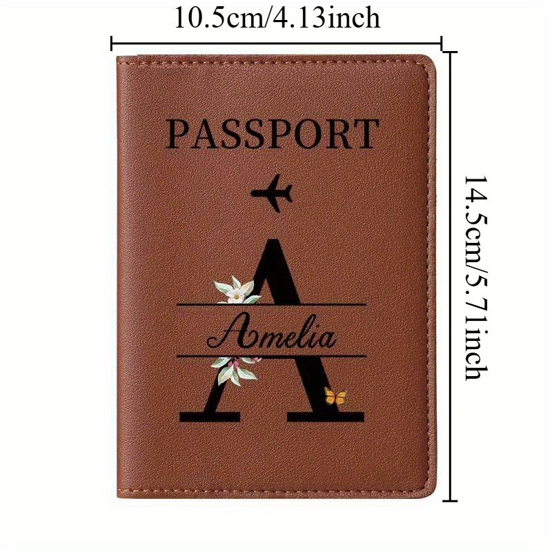 Personalized Brown Passport Ho - đánh giá và giá Travel Accessories Present