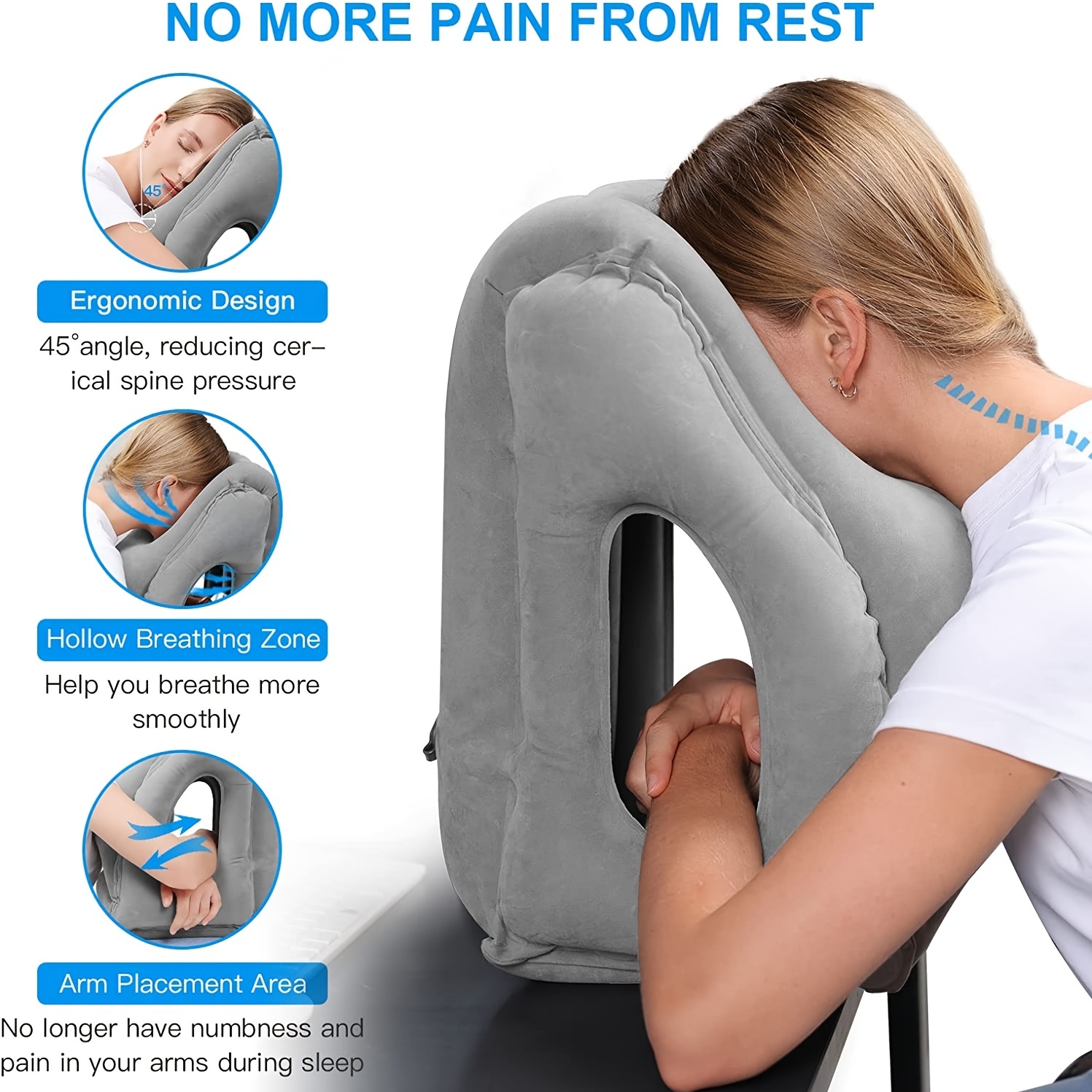 Inflatable Travel Pillow,Trave - đánh giá và giá Travel Accessories Long Flight