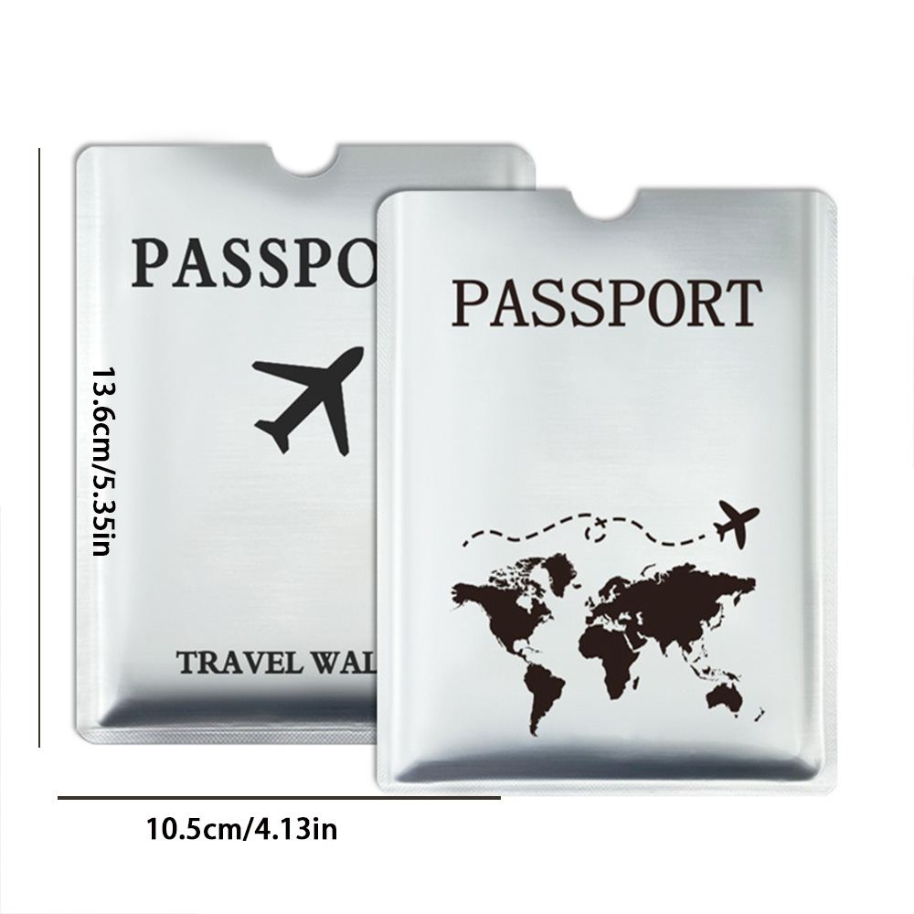 Aluminum foil passport protect - đánh giá và giá Travel Accessories For Plane