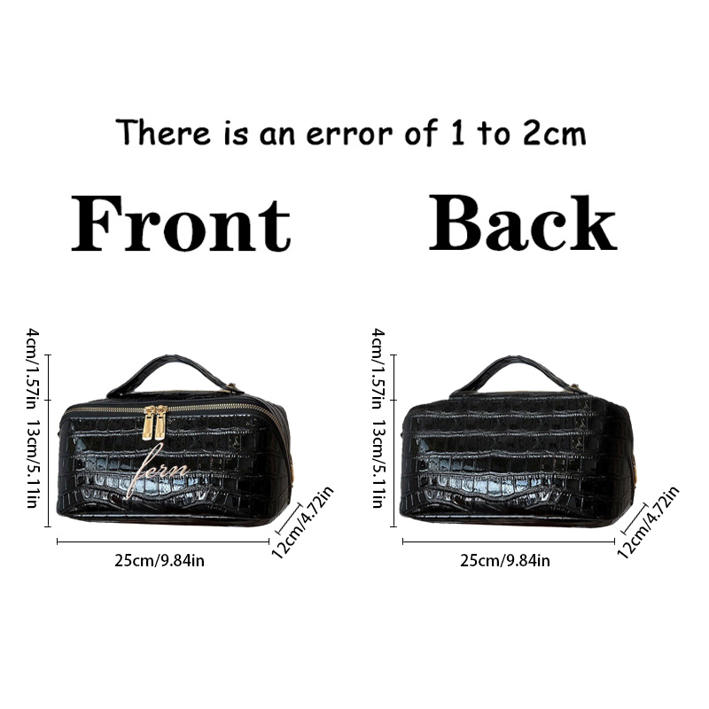 Embroidered Croc Makeup Bag Pe - đánh giá và giá Travel Accessories Present