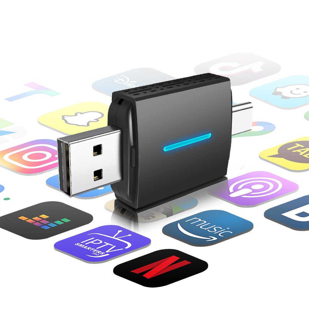 Android Auto Wireless Carplay  - đánh giá và giá Travel Plug Type C