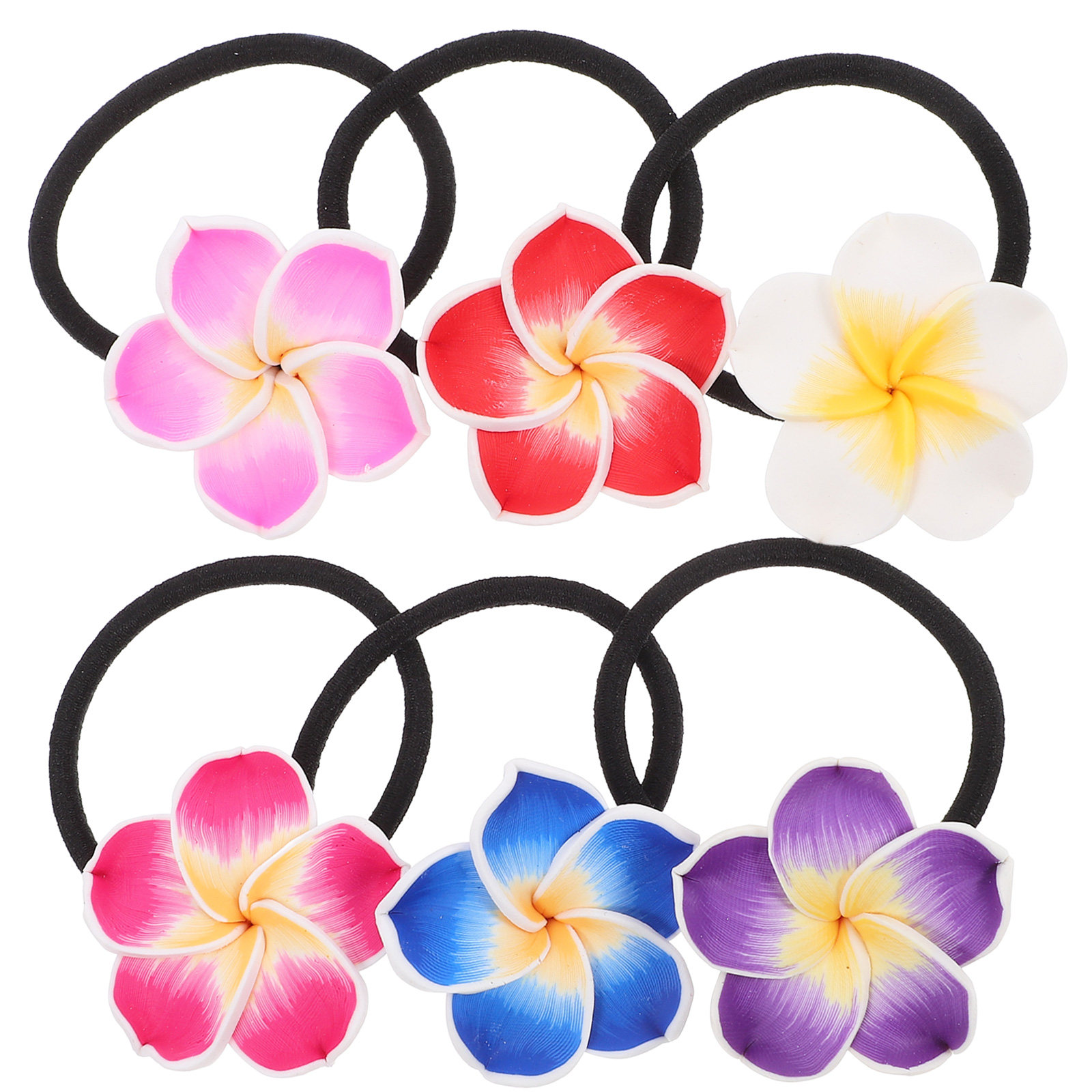 12Pcs Plumeria Flower Hairband - đánh giá và giá Travel Accessories Present